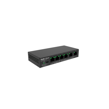 6-port 10/100Mbps Desktop Unmanaged Switch (Reyee) | RG-ES106D-P V2